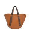 Herringbone Camel | Satchel Bag