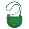 Green Ray Satchel Clutch