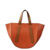 Orange + Camel | Satchel Bag